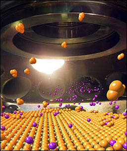 molecular beam epitaxy chamber